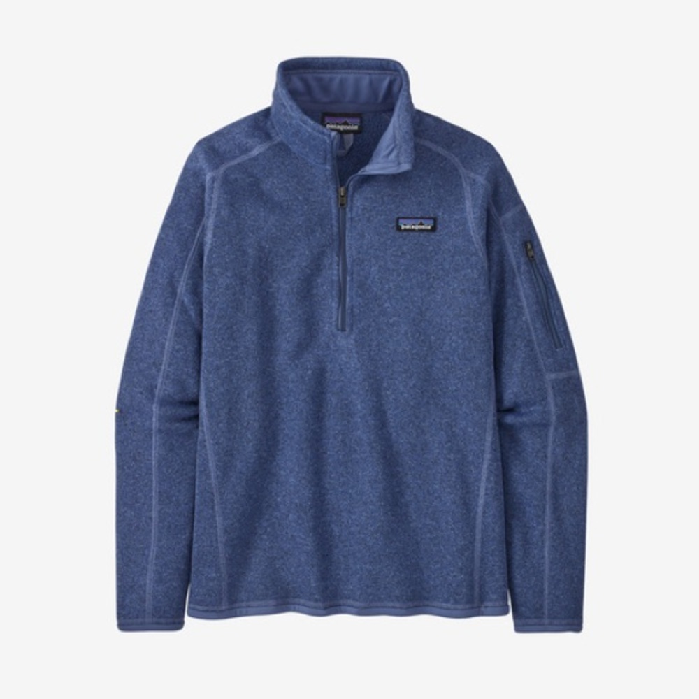 Patagonia - Women's Better Sweater® 1/4-Zip Fleece - blue size small